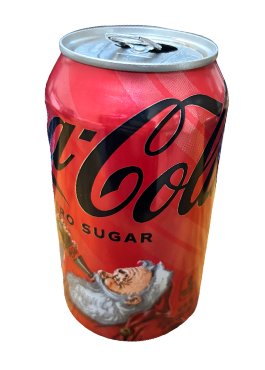 red coke can